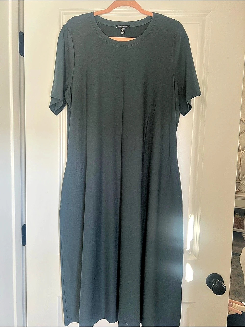 Eileen Fisher Dress in Green Size Large